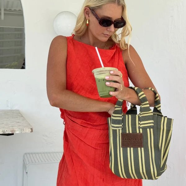 Saint Rue - Bambino Tote, Olive - The Flower Crate