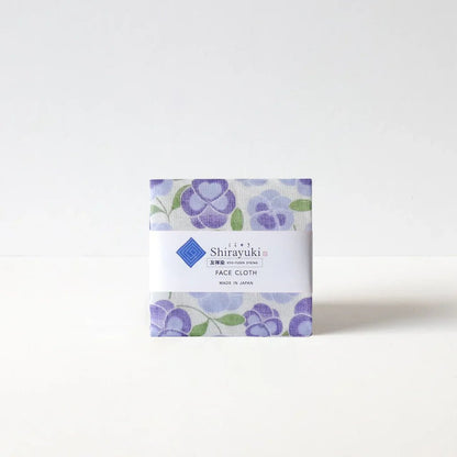 Shirayuki - Japanese Floral Face Cloth - The Flower Crate