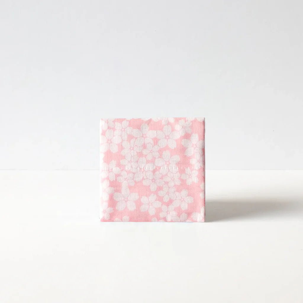 Shirayuki - Japanese Floral Face Cloth - The Flower Crate