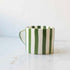 Simple Green Stripe Mug - The Flower Crate
