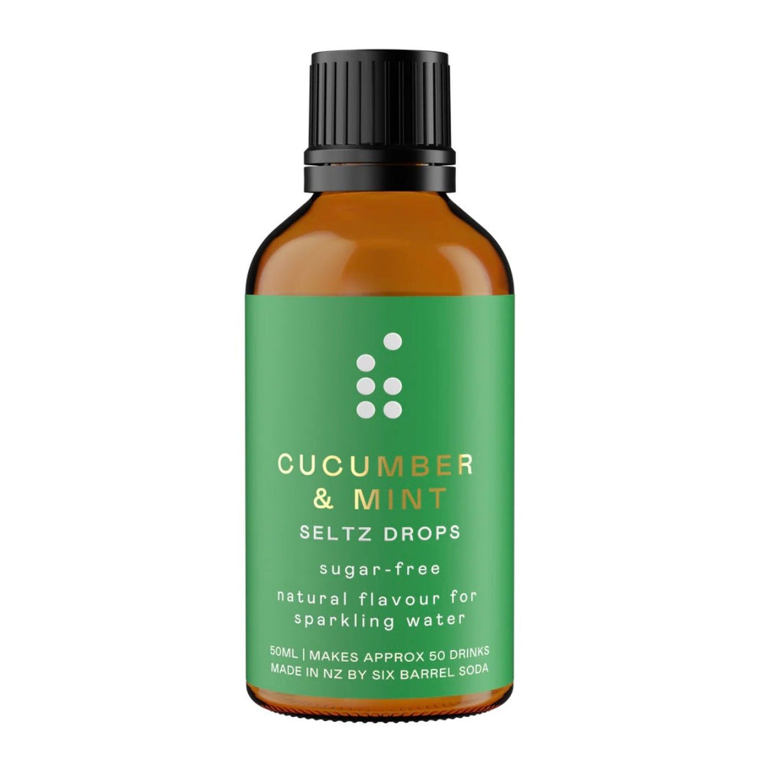 Six Barrel Soda - Cucumber &amp; Mint Seltz Drops - The Flower Crate