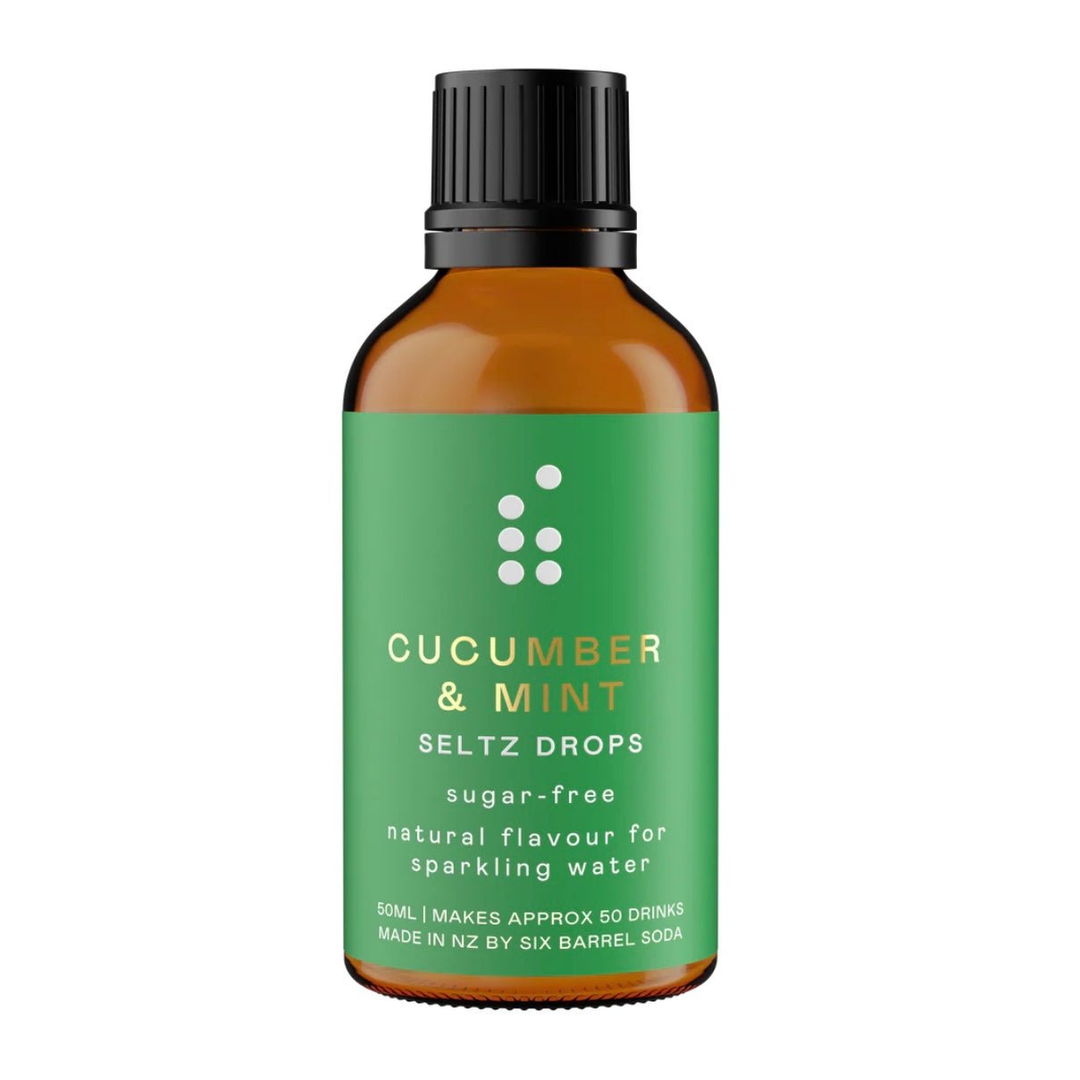 Six Barrel Soda - Cucumber &amp; Mint Seltz Drops - The Flower Crate