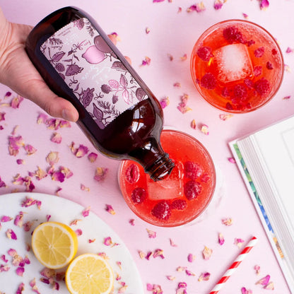 Six Barrel Soda - Raspberry &amp; Rooibos Summer Spritz - The Flower Crate