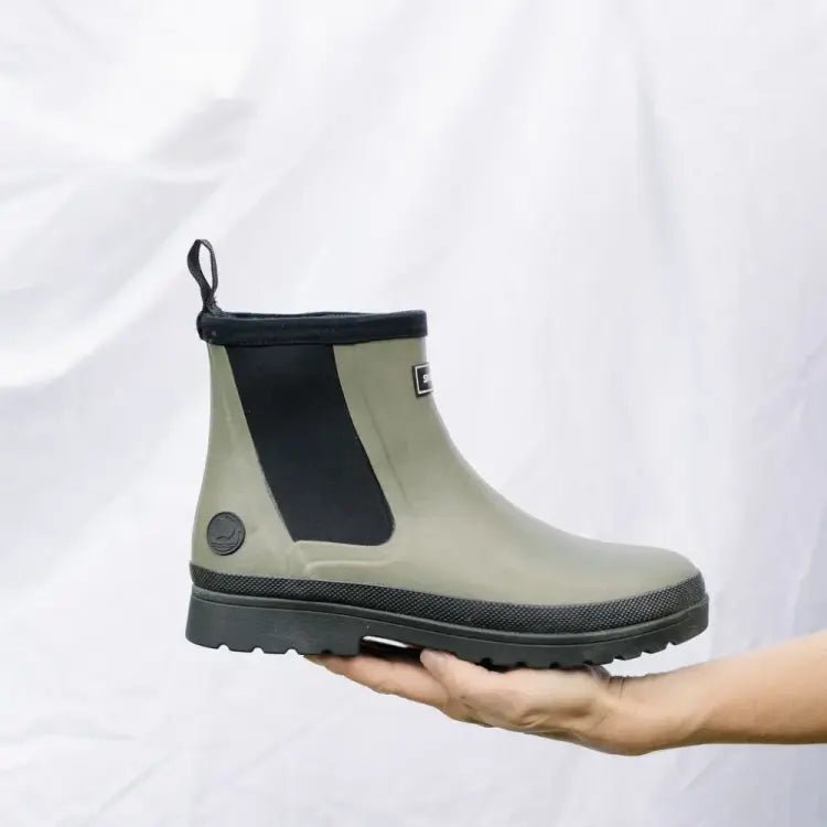 Skellerup - Meadow Ankle Boot, Olive - The Flower Crate