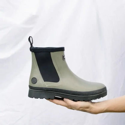 Skellerup - Meadow Ankle Boot, Olive - The Flower Crate