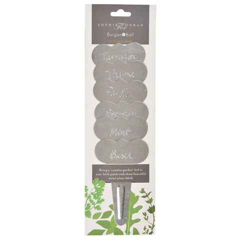 Sophie Conran - Metal Herb Labels - The Flower Crate