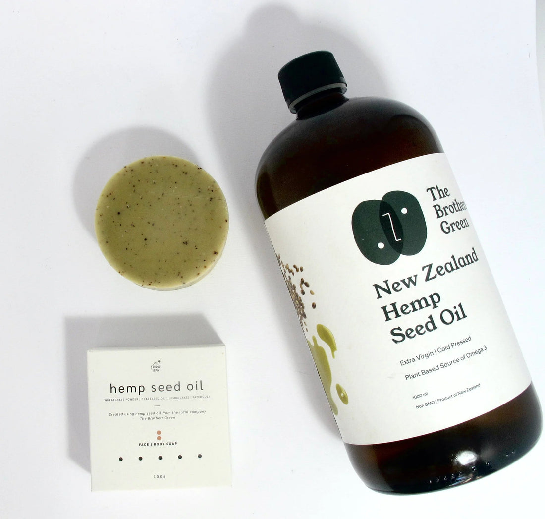 Studio Star | Hemp Seed Oil Face + Body Soap - The Flower Crate