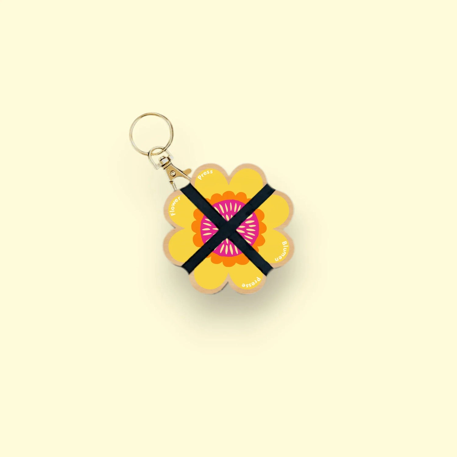 Studio Wald - Keyring Flower Press - The Flower Crate