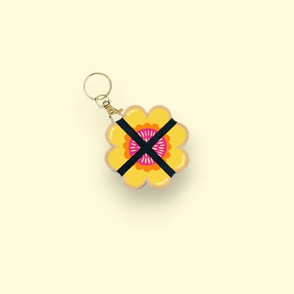 Studio Wald - Keyring Flower Press - The Flower Crate