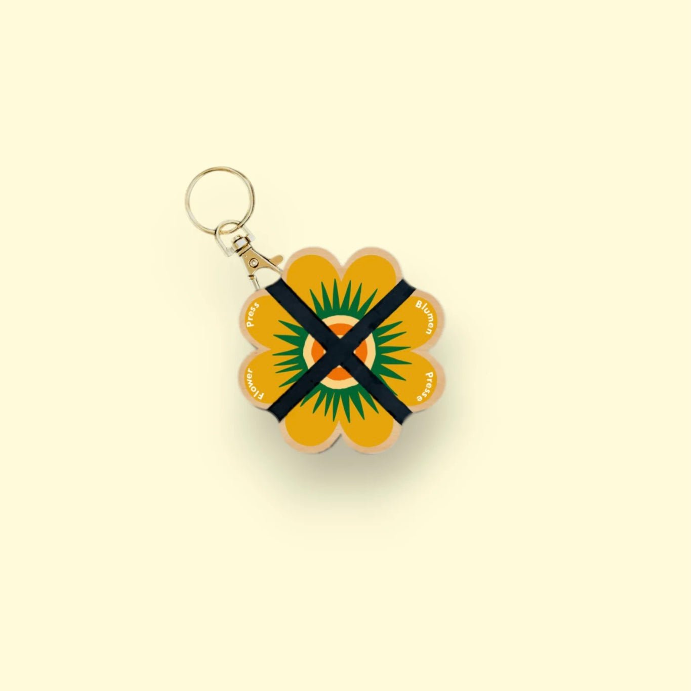 Studio Wald - Keyring Flower Press - The Flower Crate
