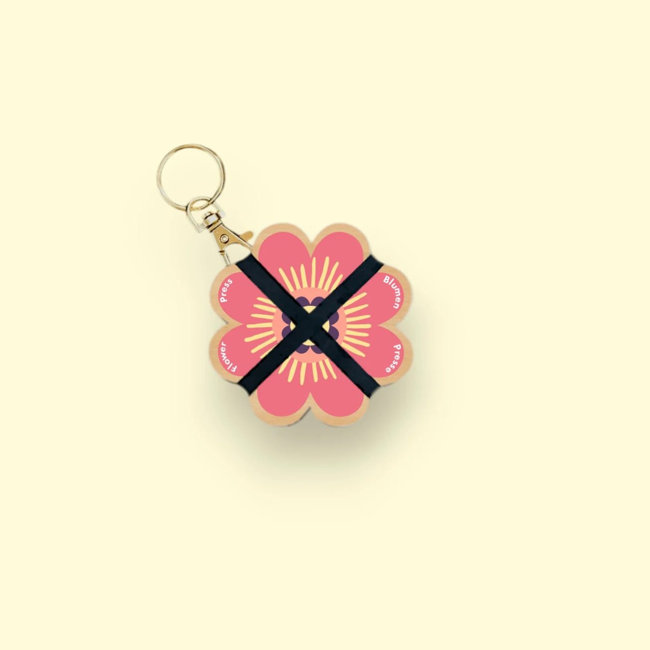 Studio Wald - Keyring Flower Press - The Flower Crate