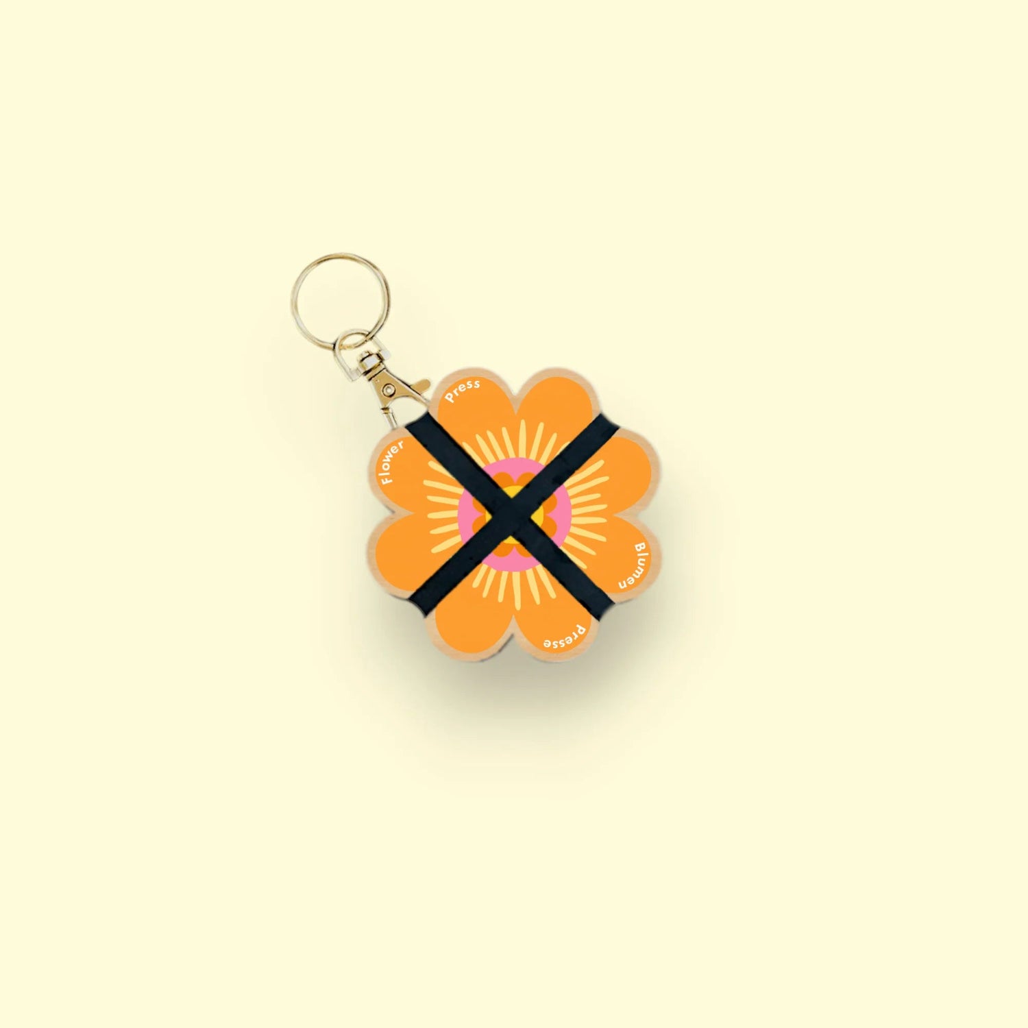 Studio Wald - Keyring Flower Press - The Flower Crate