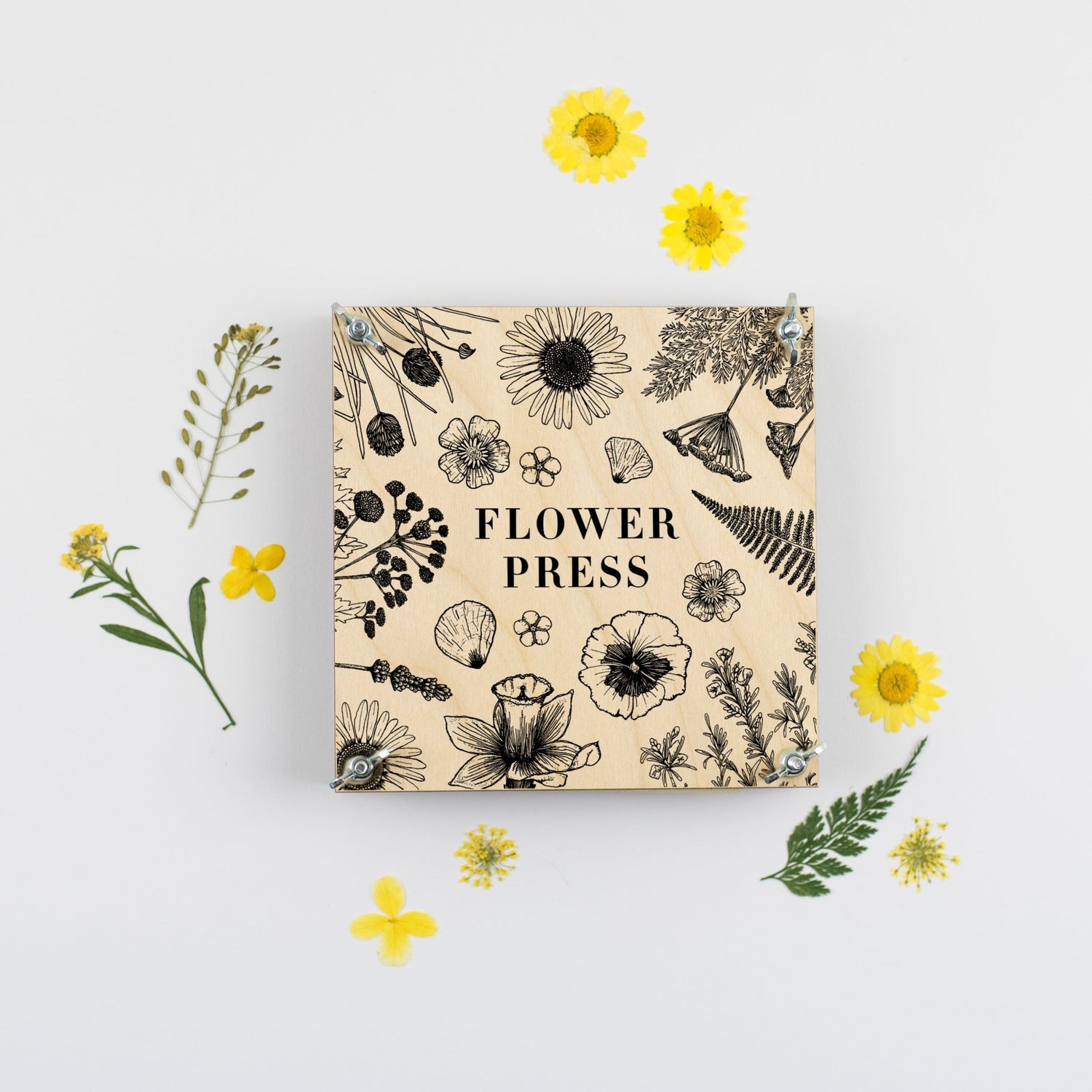 Studio Wald - Line Flower Press - The Flower Crate