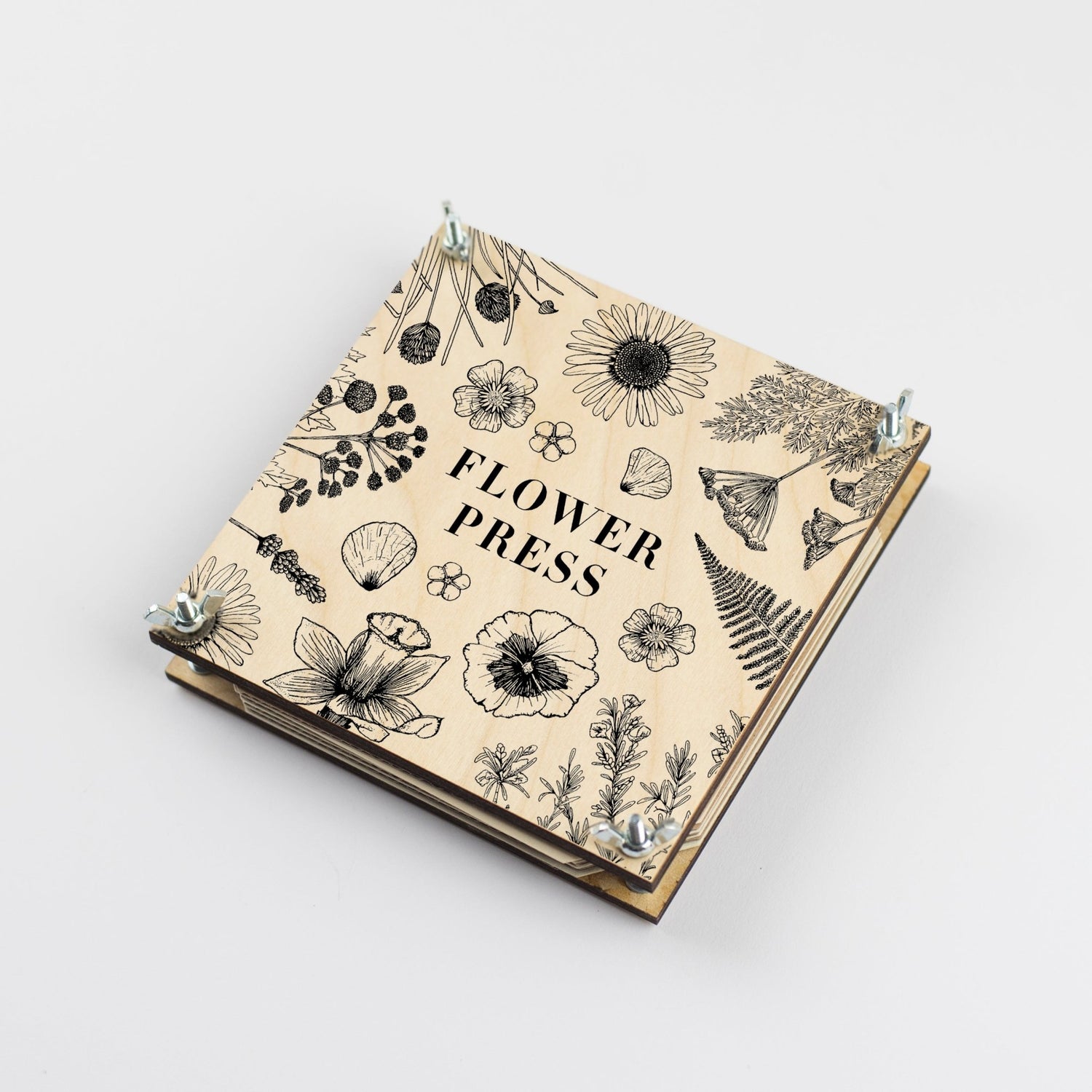 Studio Wald - Line Flower Press - The Flower Crate