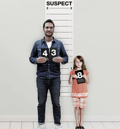 Suck Uk - Mugshot Height Chart - The Flower Crate