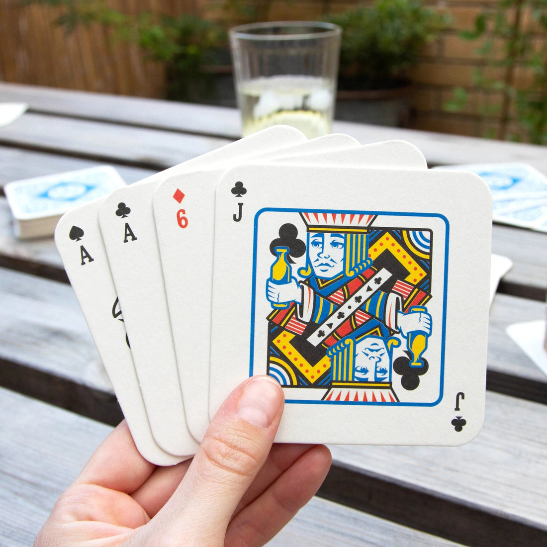 Suck UK - Playing Card Beer Mats - The Flower Crate