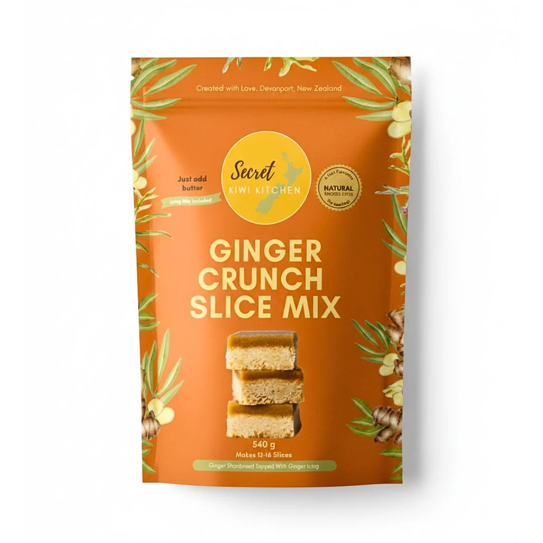 Sweet Kiwi Kitchen - Ginger Crunch Slice Mix - The Flower Crate