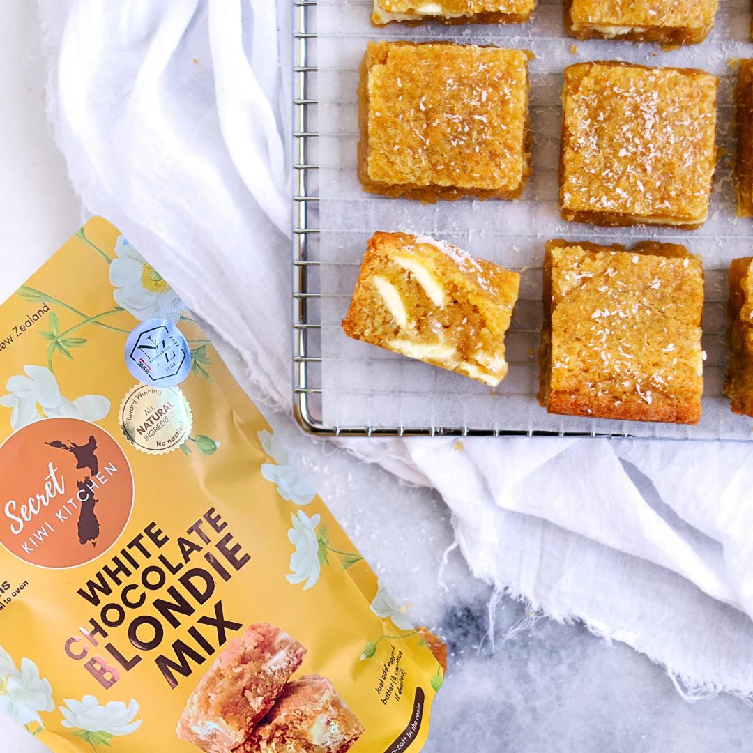 Sweet Kiwi Kitchen - White Chocolate Blondie Mix - The Flower Crate