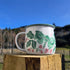 Tanya Wolfcamp Enamel Mug - Puriri Moths - The Flower Crate