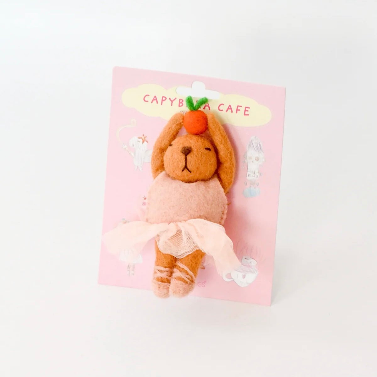 Tara Treasures - Capybara Cafe Ballerina Ornament - The Flower Crate