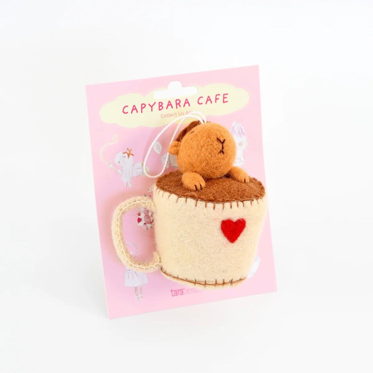 Tara Treasures - Capybara Cafe Cappuccino Ornament - The Flower Crate