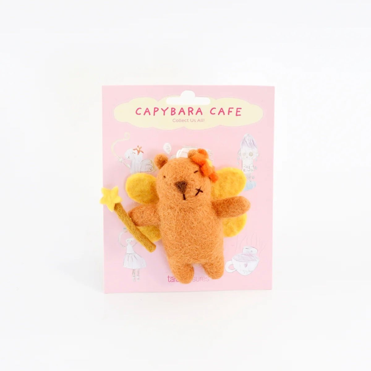 Tara Treasures - Capybara Cafe Fairy Ornament - The Flower Crate