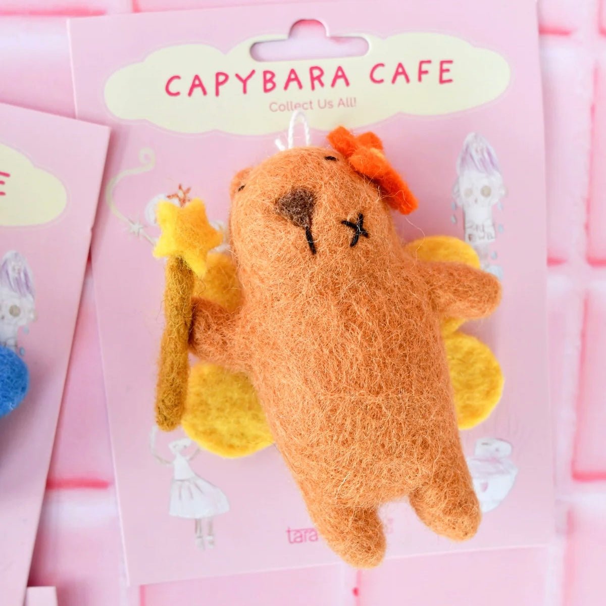 Tara Treasures - Capybara Cafe Fairy Ornament - The Flower Crate