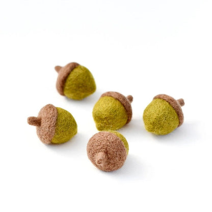 Tara Treasures - Felt Acorns - The Flower Crate