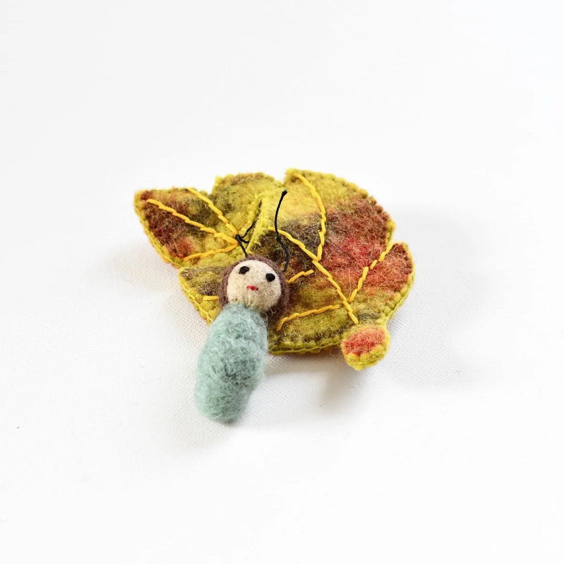 Tara Treasures - Felt Birch Leaf Baby - The Flower Crate