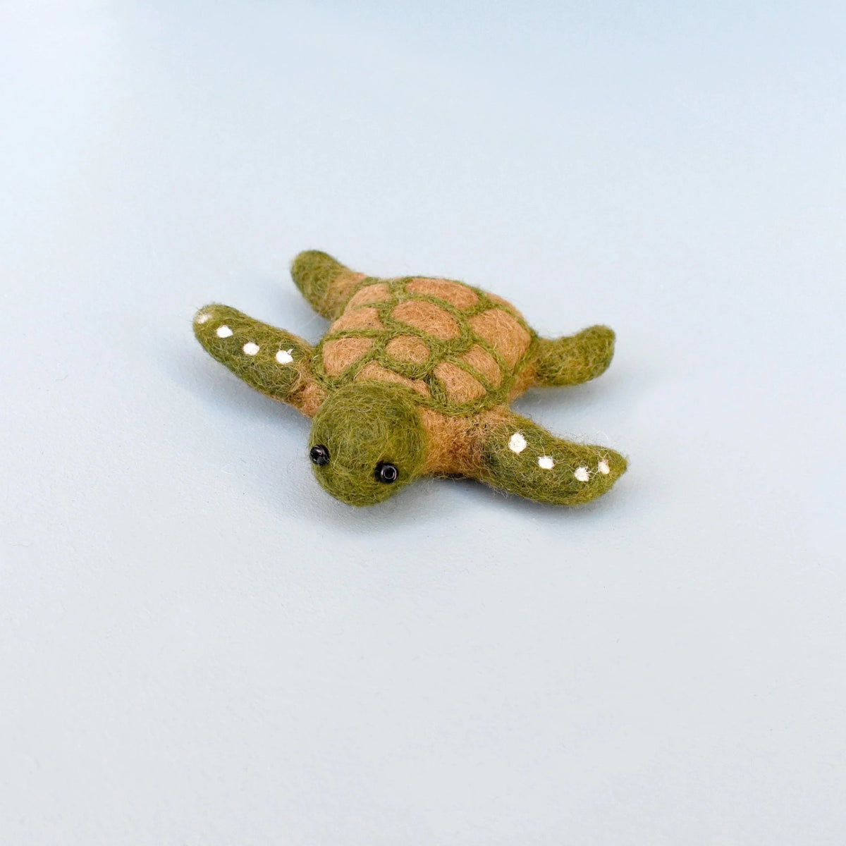 Tara Treasures - Felt Green Sea Turtle - The Flower Crate