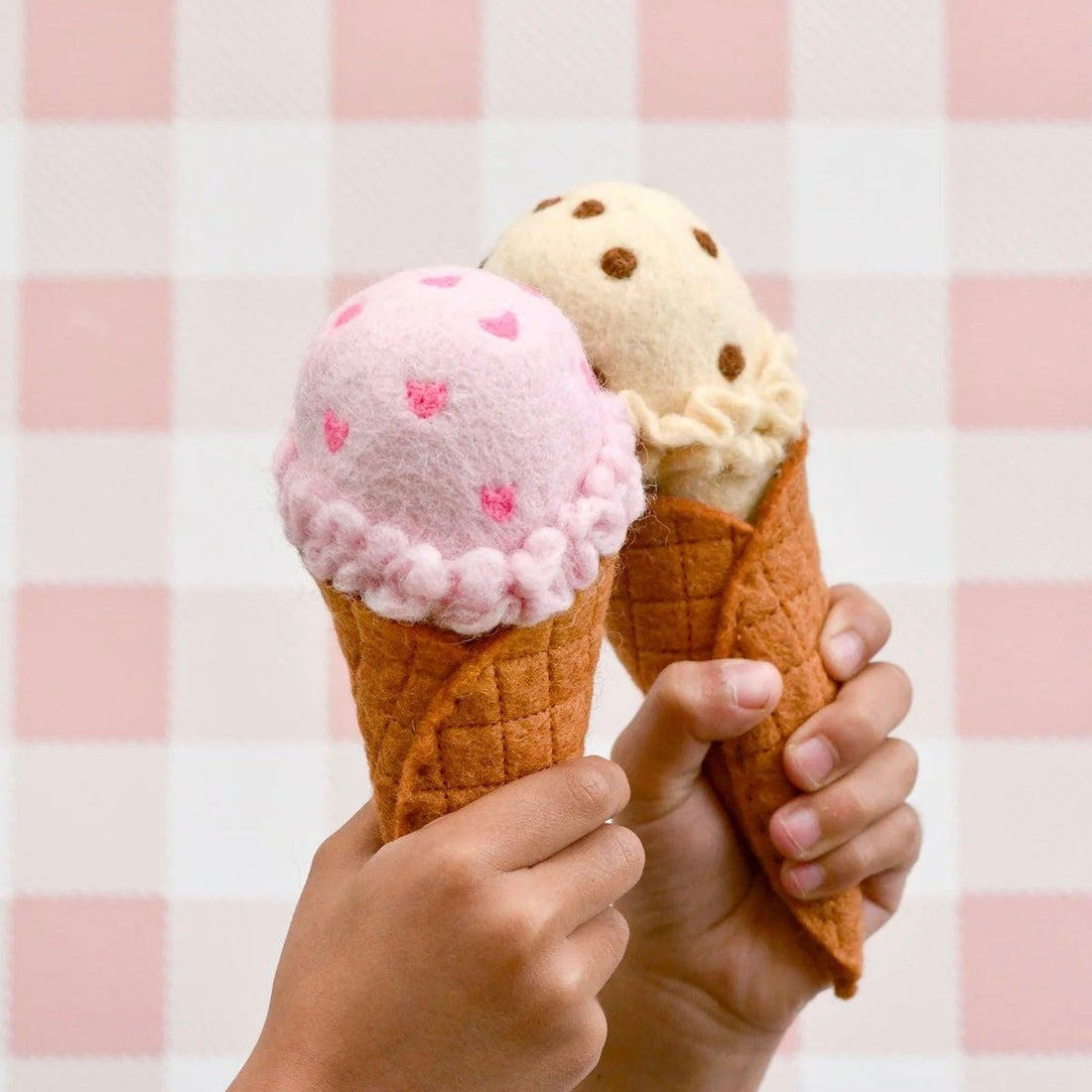 Tara Treasures - Felt Ice Cream Set - The Flower Crate