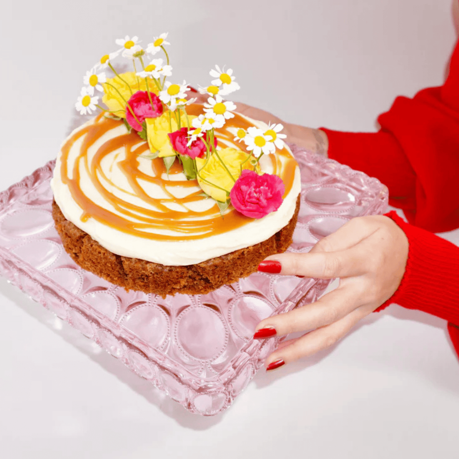 The Caker - Spiced Salted Caramel Carrot Cake - The Flower Crate