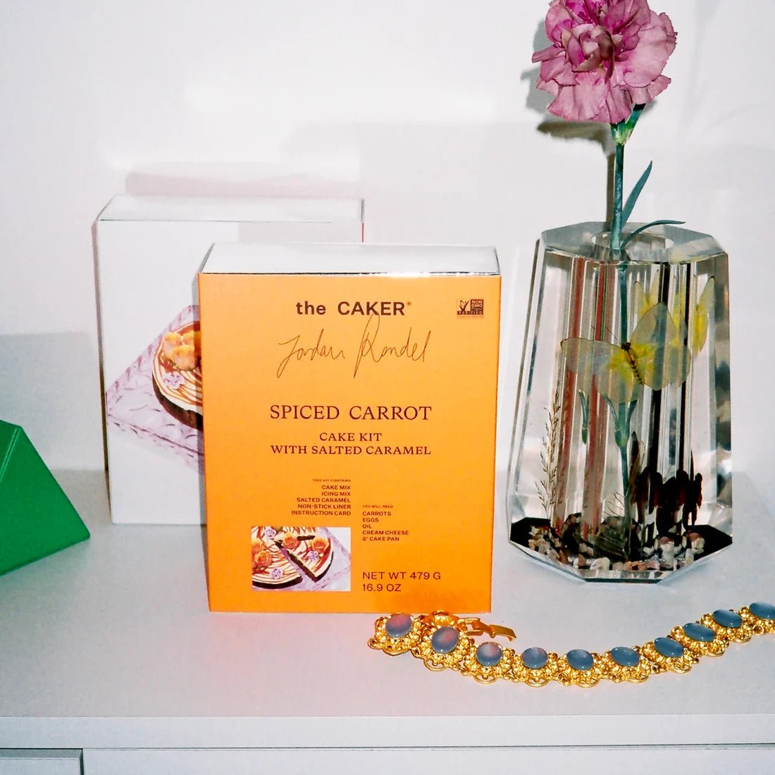 The Caker - Spiced Salted Caramel Carrot Cake - The Flower Crate