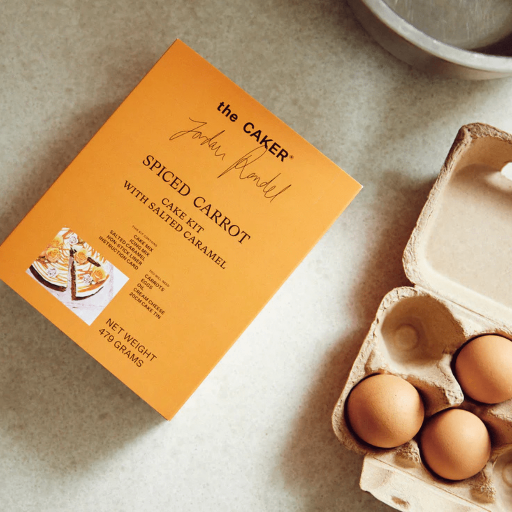 The Caker - Spiced Salted Caramel Carrot Cake - The Flower Crate