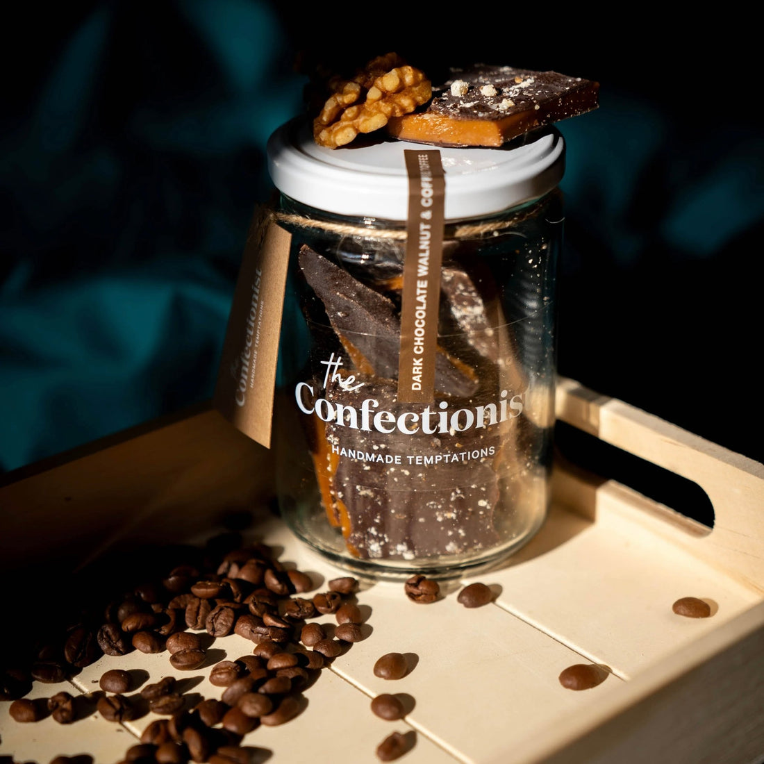 The Confectionist - Dark Choc, Walnut &amp; Coffee Toffee - The Flower Crate