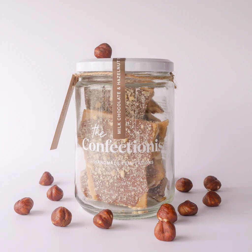 The Confectionist - Milk Chocolate and Hazlenut Toffee - The Flower Crate