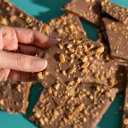 The Confectionist - Milk Chocolate &amp; Macadamia Toffee - The Flower Crate