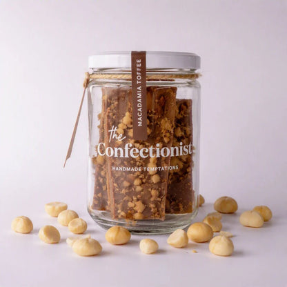 The Confectionist - Milk Chocolate &amp; Macadamia Toffee - The Flower Crate