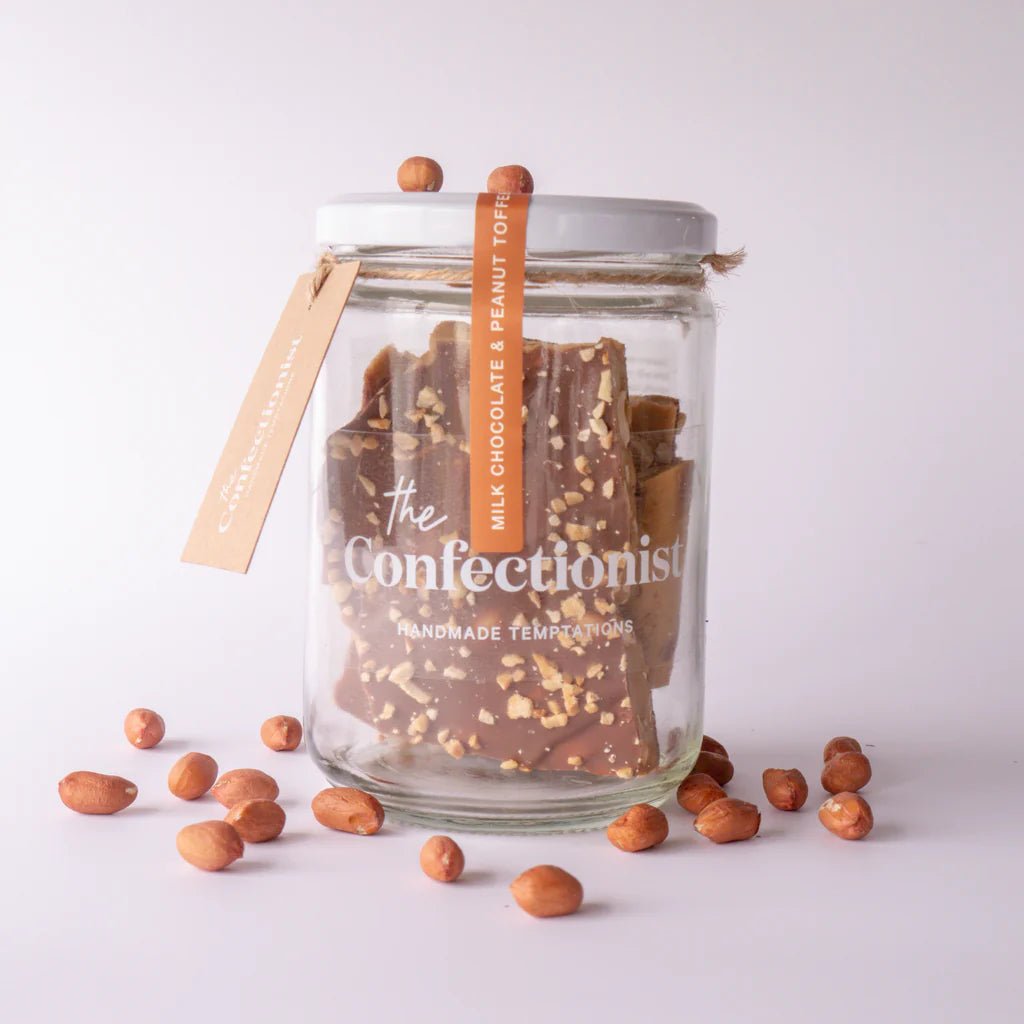 The Confectionist - Milk Chocolate &amp; Peanut Toffee - The Flower Crate