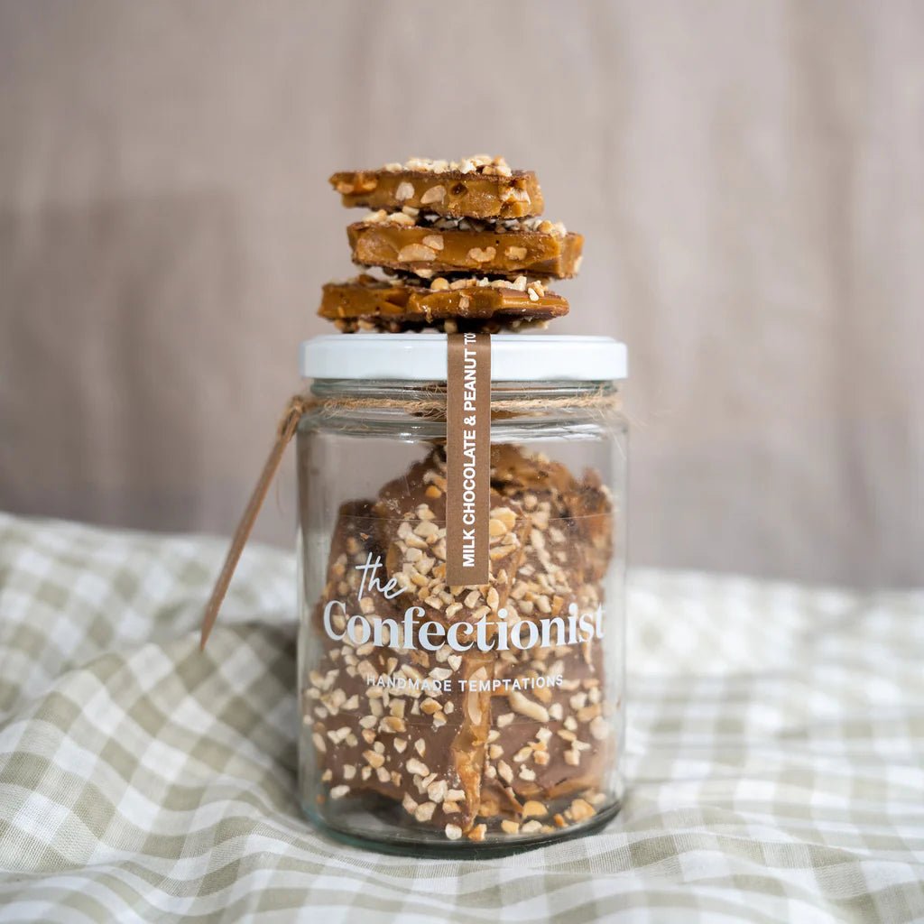 The Confectionist - Milk Chocolate &amp; Peanut Toffee - The Flower Crate