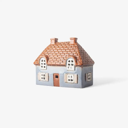 The Cotswold Tea Light Cottage - Blue - The Flower Crate