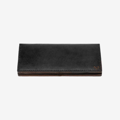 The Loyal Workshop - Black Alongsider Leather Wallet - The Flower Crate