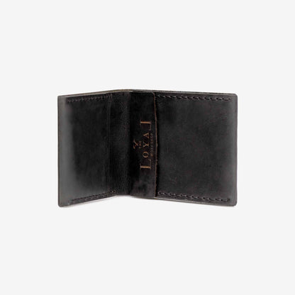 The Loyal Workshop - Black Keeper Leather Wallet - The Flower Crate