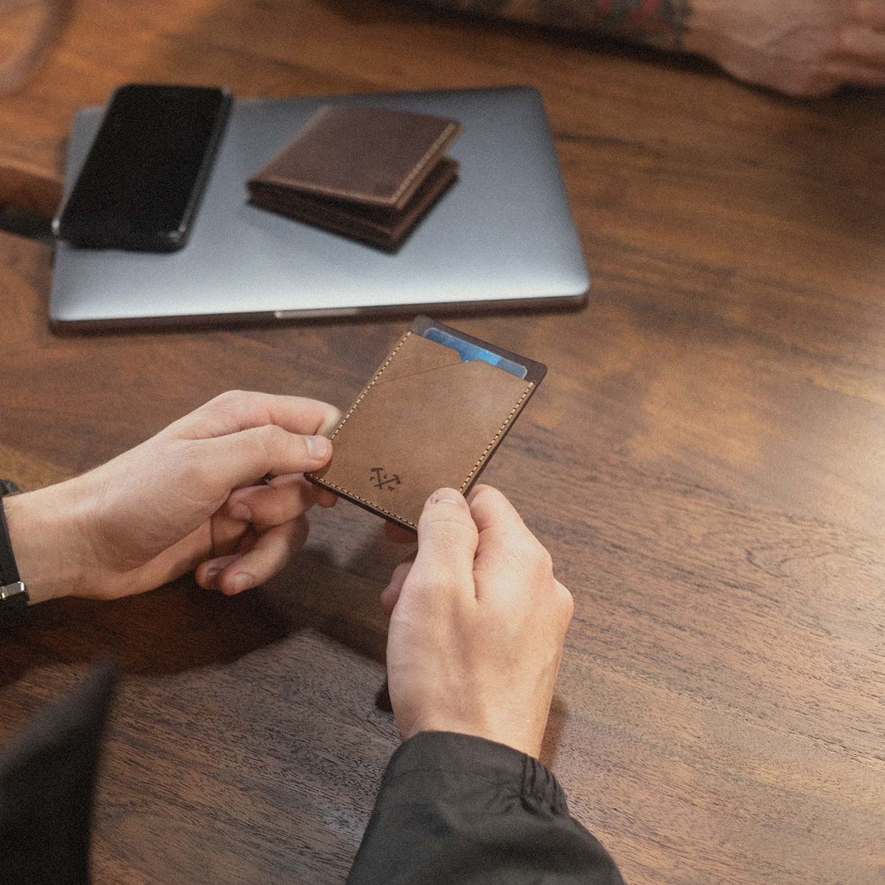 The Loyal Workshop - Oscar Leather Card Wallet - The Flower Crate