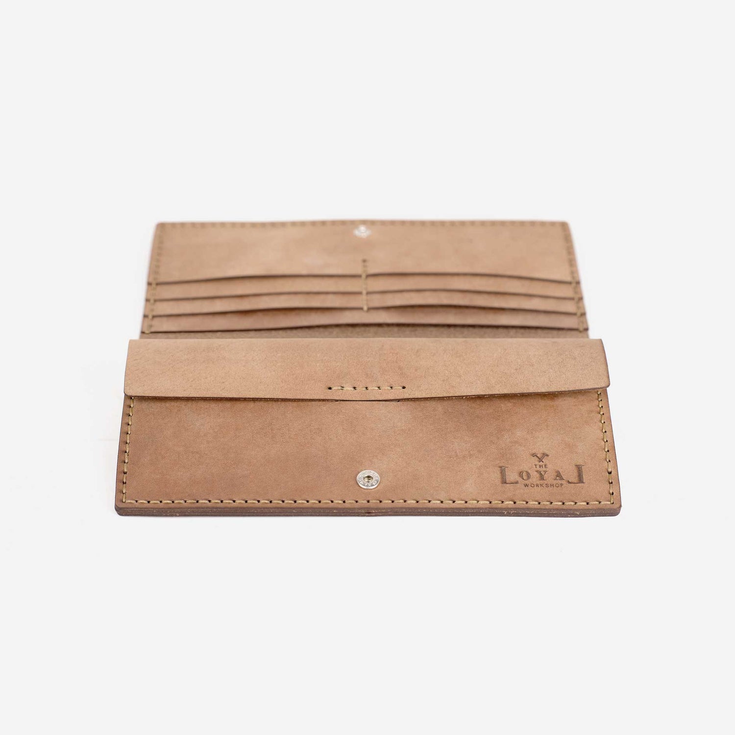 The Loyal Workshop - Tan Alongsider Leather Wallet - The Flower Crate