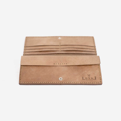 The Loyal Workshop - Tan Alongsider Leather Wallet - The Flower Crate