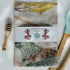 The Sewing Sailor - Linen Tea Towel, Tui on Harakeke - The Flower Crate