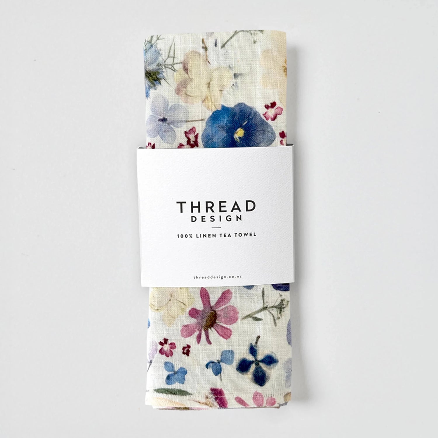 Thread Design x Paper Park - Petal Play Moonbloom Tea Towel - The Flower Crate