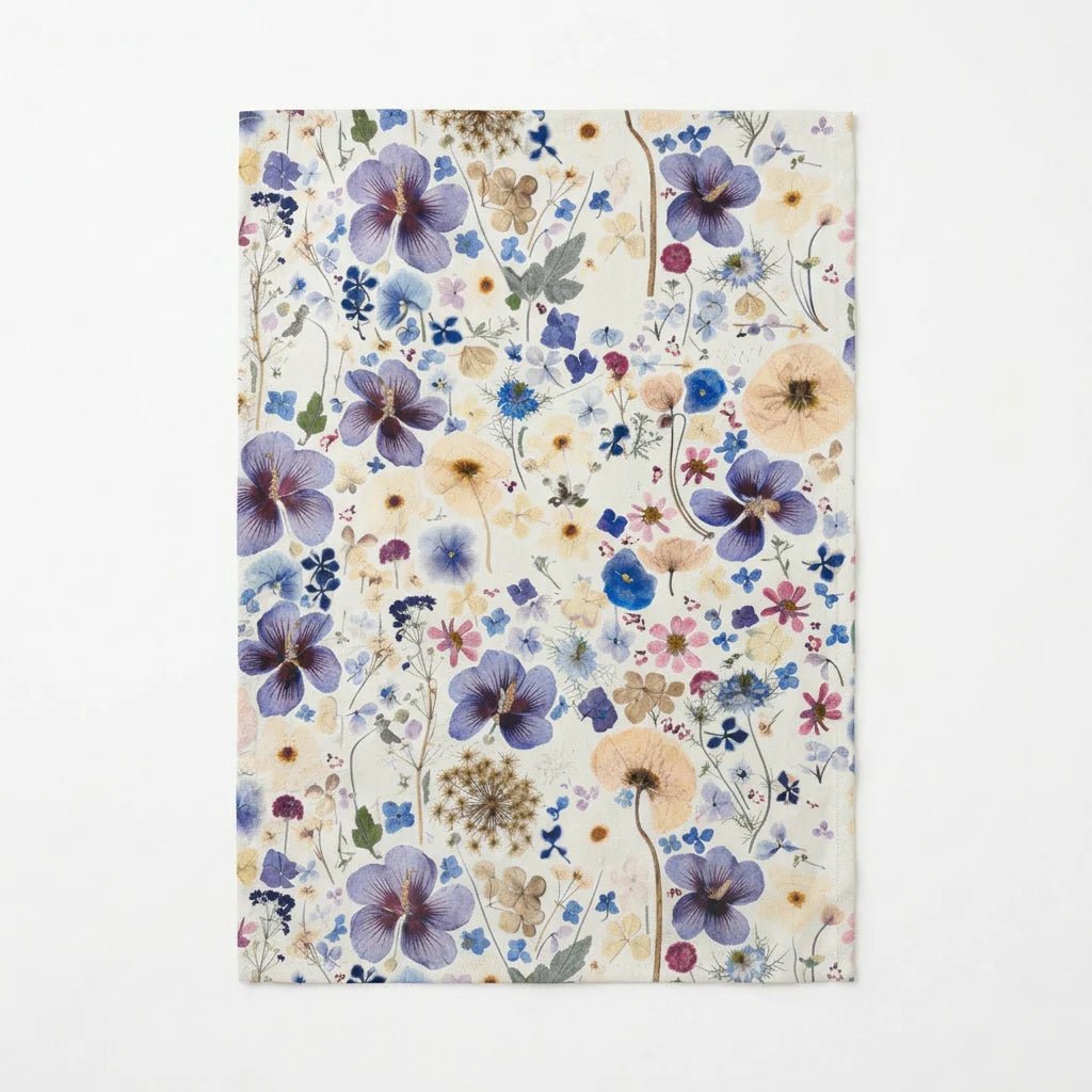Thread Design x Paper Park - Petal Play Moonbloom Tea Towel - The Flower Crate
