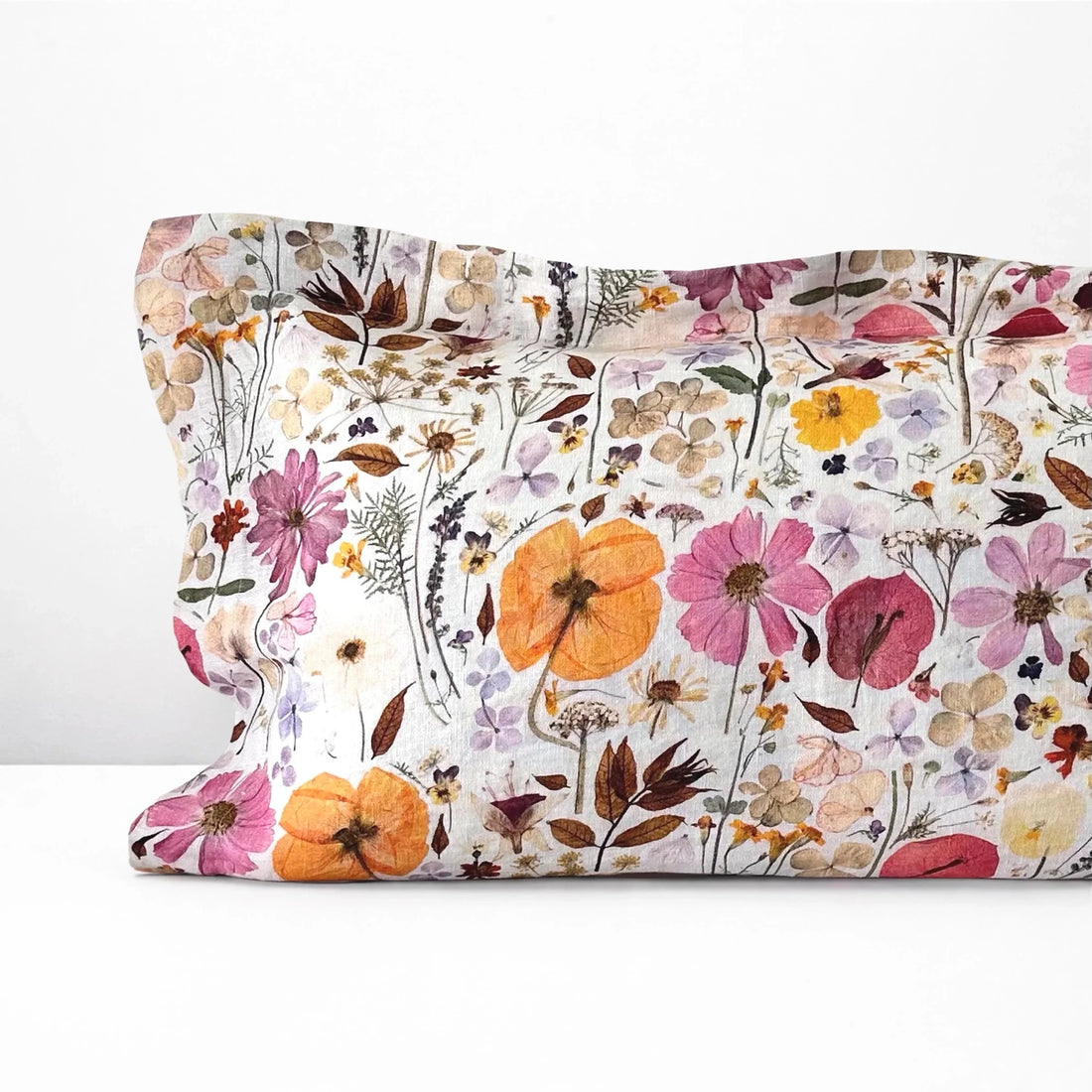 Thread Design x Paper Park - Petal Play Sunburst Pillowcase Pair - The Flower Crate